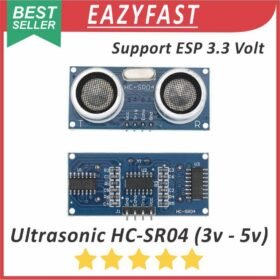 Modul Sensor Jarak Ultrasonic HC-SR04 3V 5V 3 5 Volt HCSR04 HC SR04 Ping Arduino ESP Compatible Module