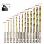 Hex Shank Quick Drill Bit Mata Bor Obeng Baut Cordless Set Segi 6 - Image 3