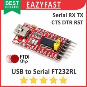 Modul USB to Serial TTL Converter FTDI FT232RL FT232 FT 232 RL UART DTR RTS RST CTS RX TX Adapter Arduino RS232 RS 232 Module