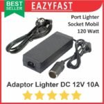 Adaptor DC 12V 10A Lighter Mobil Car Port Jack Socket
