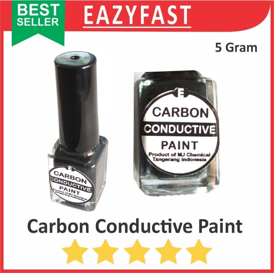 ginee_20250916094601421_1299743750.jpg Silver Conductive Spet 5ml Paint Glue Tinta Listrik Jalur PCB - Image 1