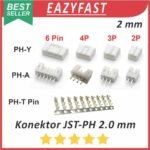 Konektor Kabel JST-PH2.0 2 3 4 6 P Pin Kaki Set Male Female Pin Skun Terminal JST PH 2mm 2 mm 2P 3P 4P 6P Cable Socket Connector Soket PH-A PH-Y PH-T