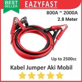 Kabel Jumper Aki Starter Mobil Accu Cable Clip Capit Buaya Clamp Klem