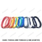 Kabel Tunggal Kawat NYA 0.5mm 0.5 mm Warna Bread Proto Project Board PCB Jumper Male BreadBoard - Image 3